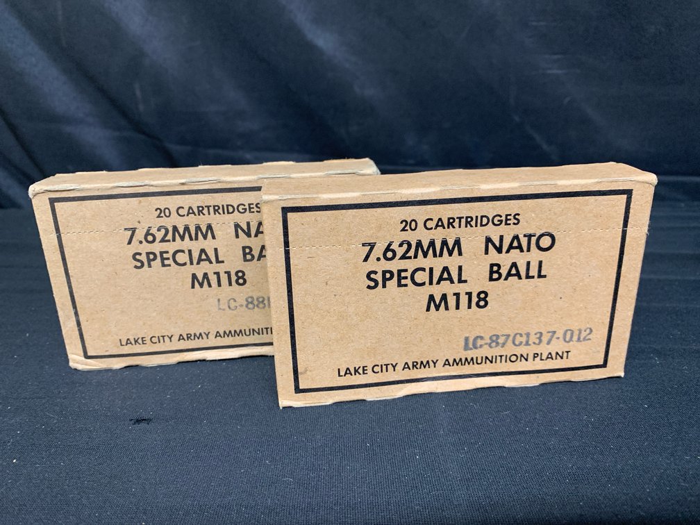 Lake City Army Ammunition Plant M118 7.62mm NATO Cartridges