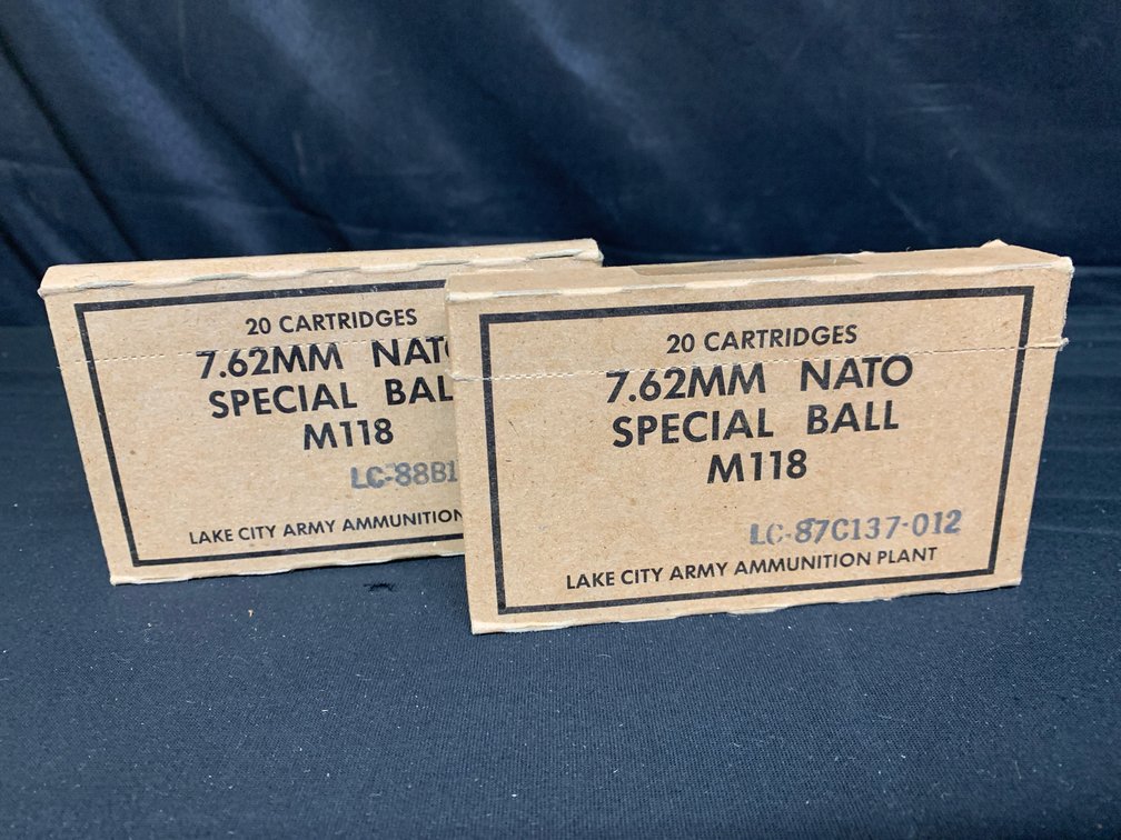 Lake City M118 7.62mm NATO Special Ball Ammunition