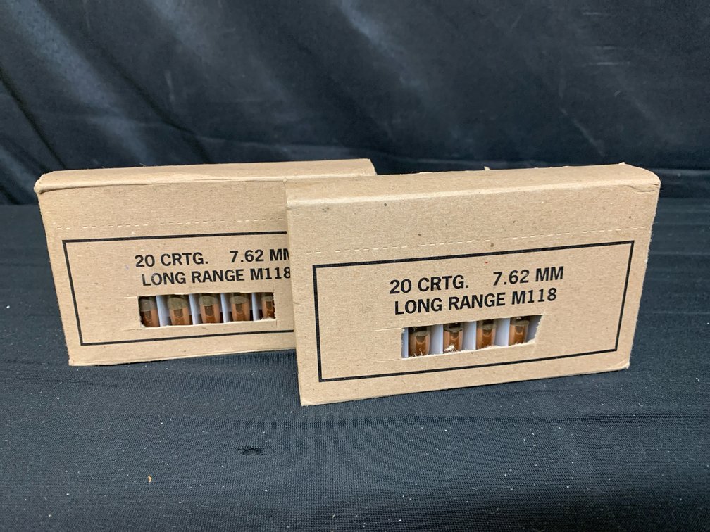 7.62 MM Long Range M118 Ammunition