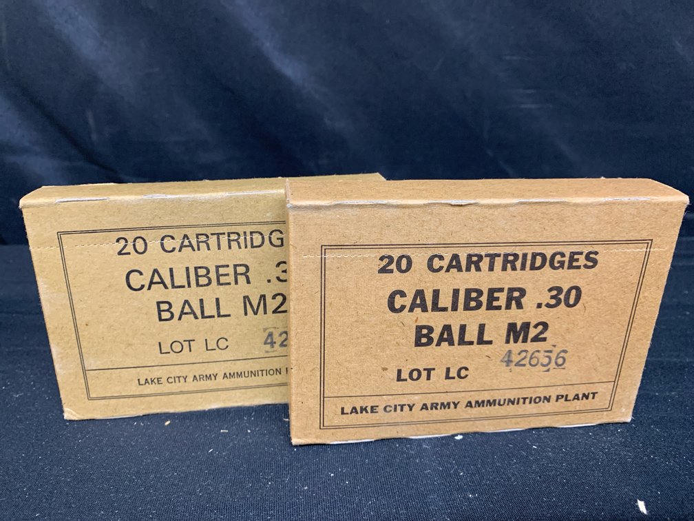 Lake City Army Ammunition Plant Caliber .30 Ball M2 Cartridge