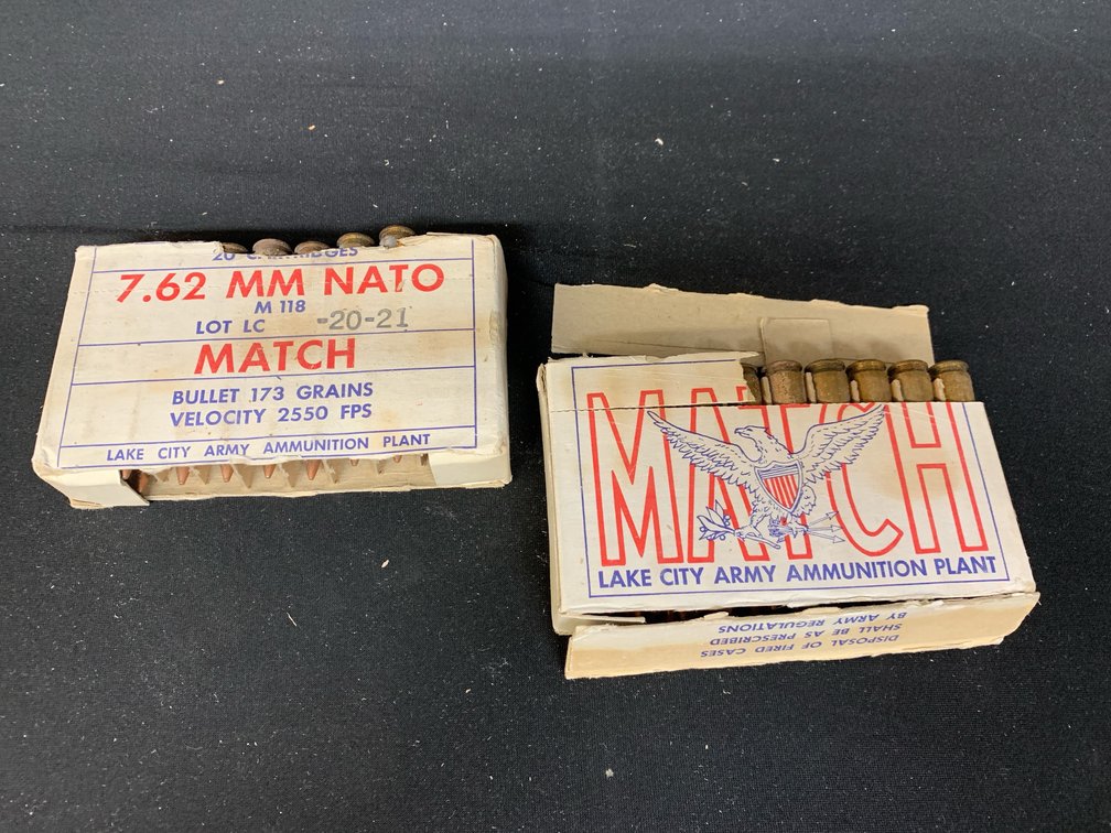 Lake City M118 7.62 MM NATO Match Ammunition