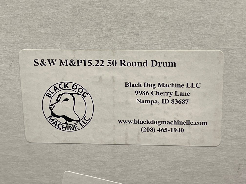 Black Dog Machine LLC .22 50-Round Drum Magazine