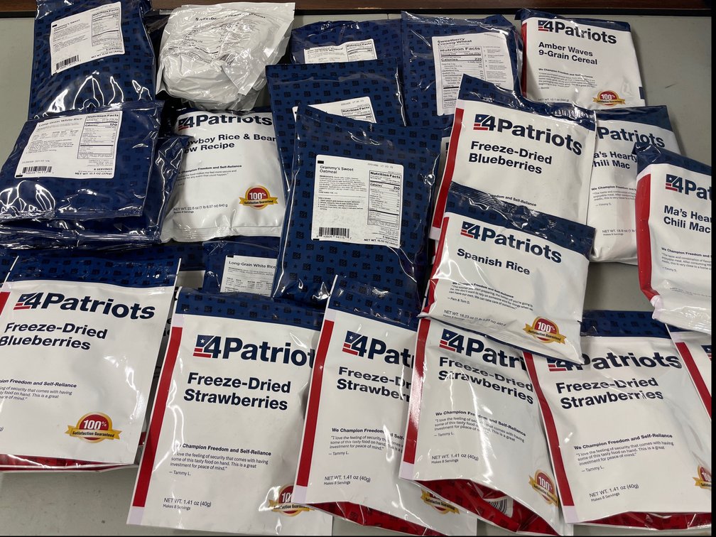 4Patriots Emergency Food Storage Pouches
