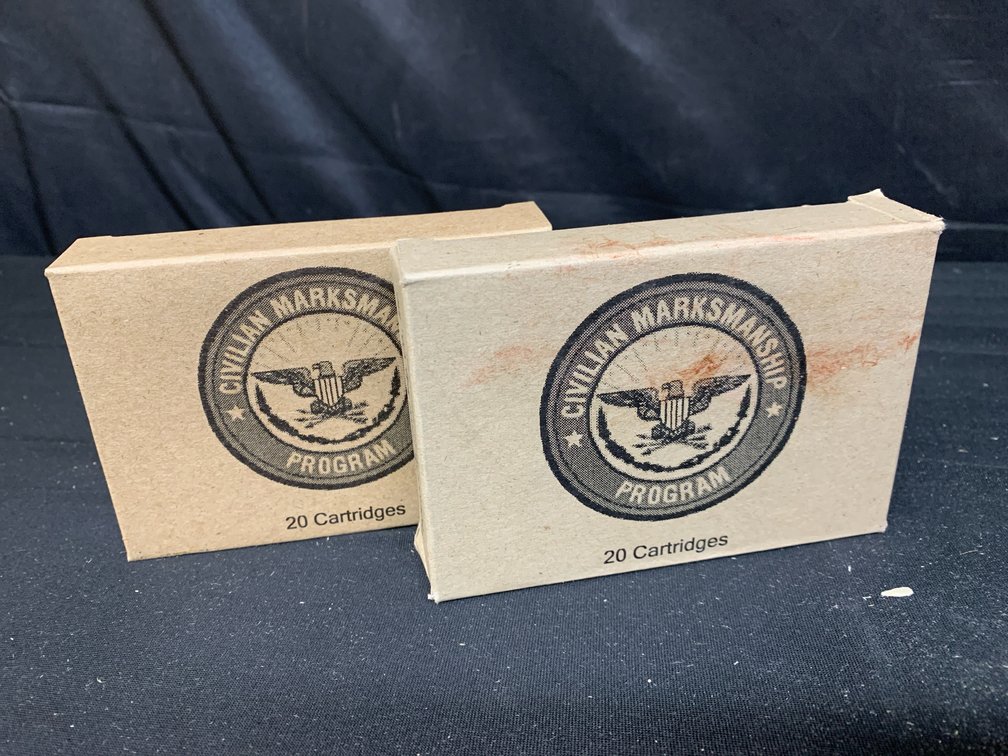 Civilian Marksmanship Program 30-06 FMJ Ball Ammunition Boxes