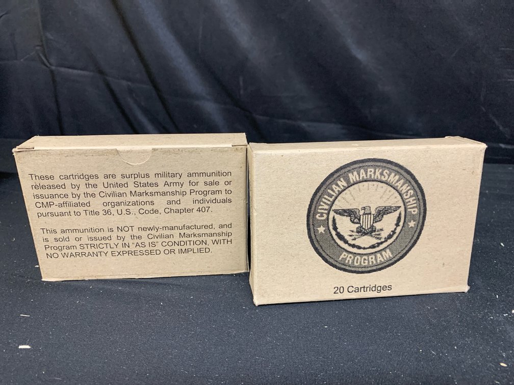 Civilian Marksmanship Program 30-06 FMJ Ball Ammunition