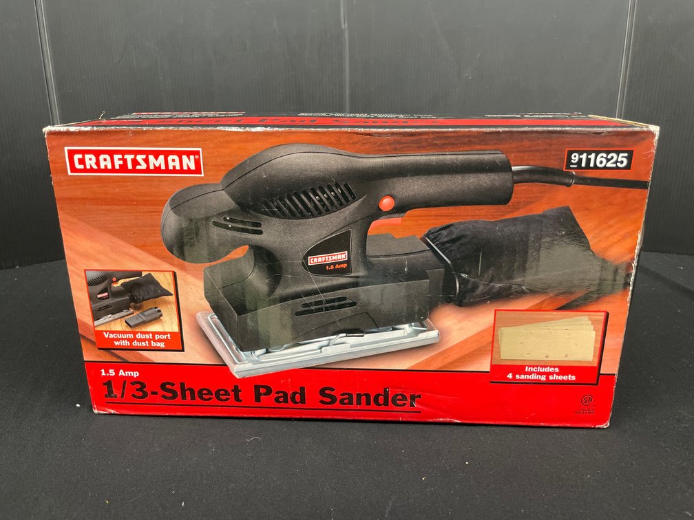 Craftsman 911625 1.5 Amp 1/3-Sheet Pad Sander