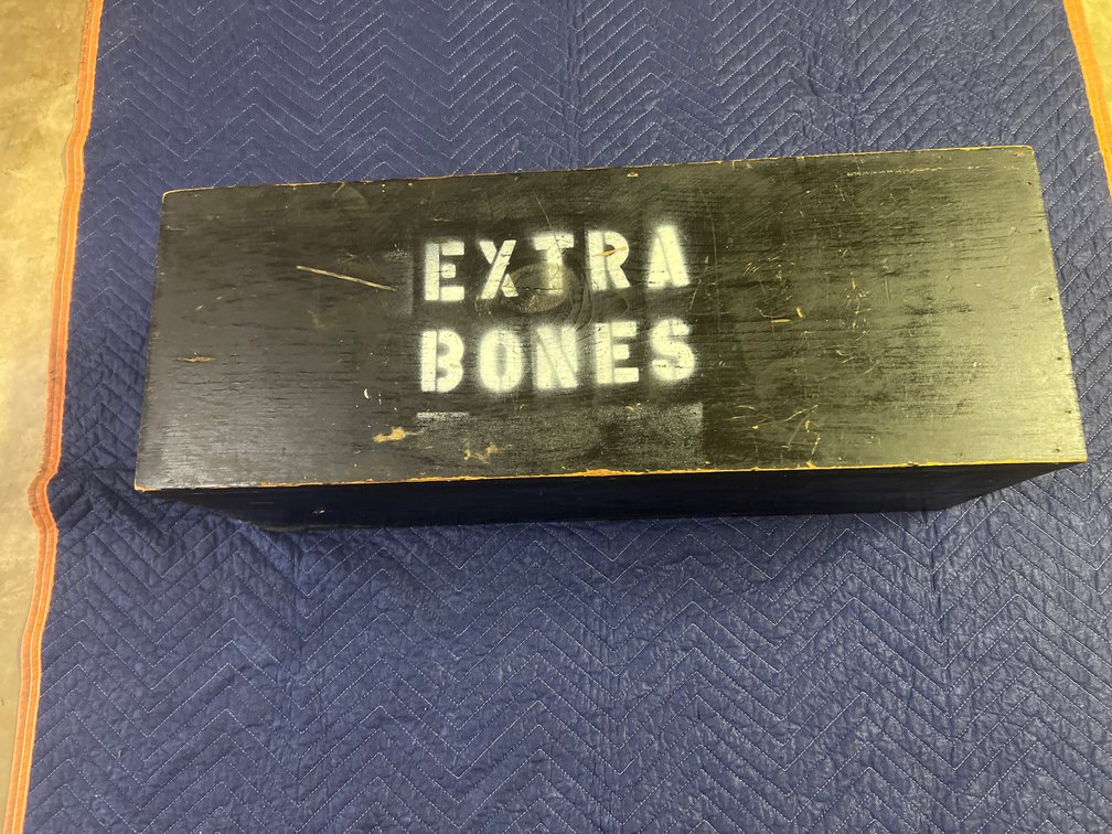 “EXTRA BONES” Vintage Utility Box