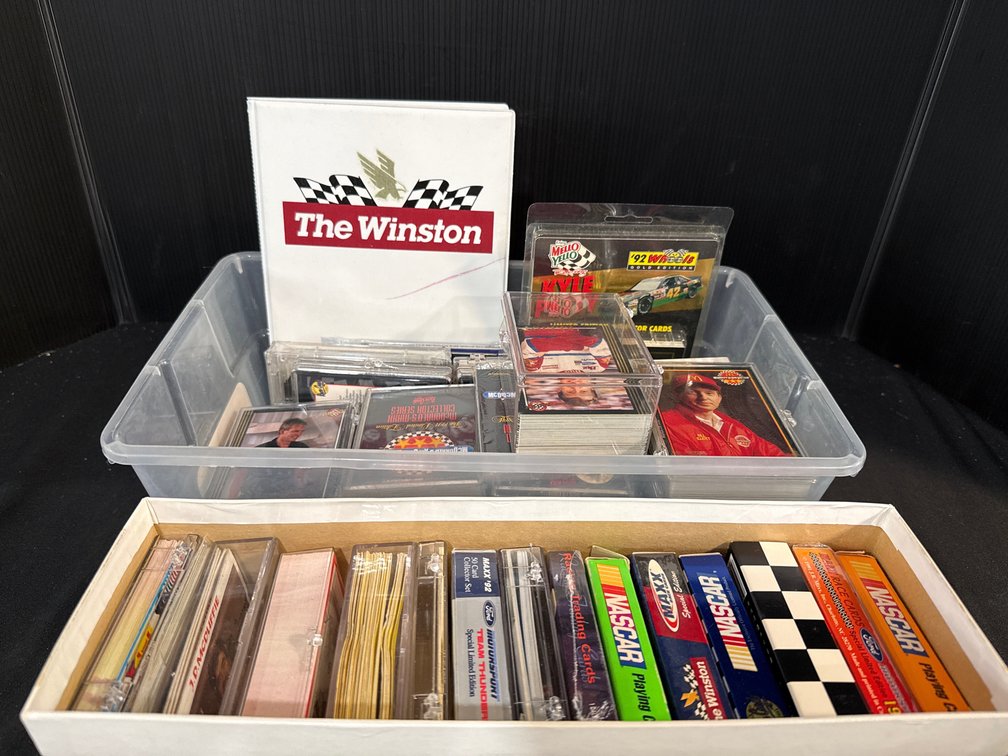 Racing Trading Cards, Boxed Sets, and Binder