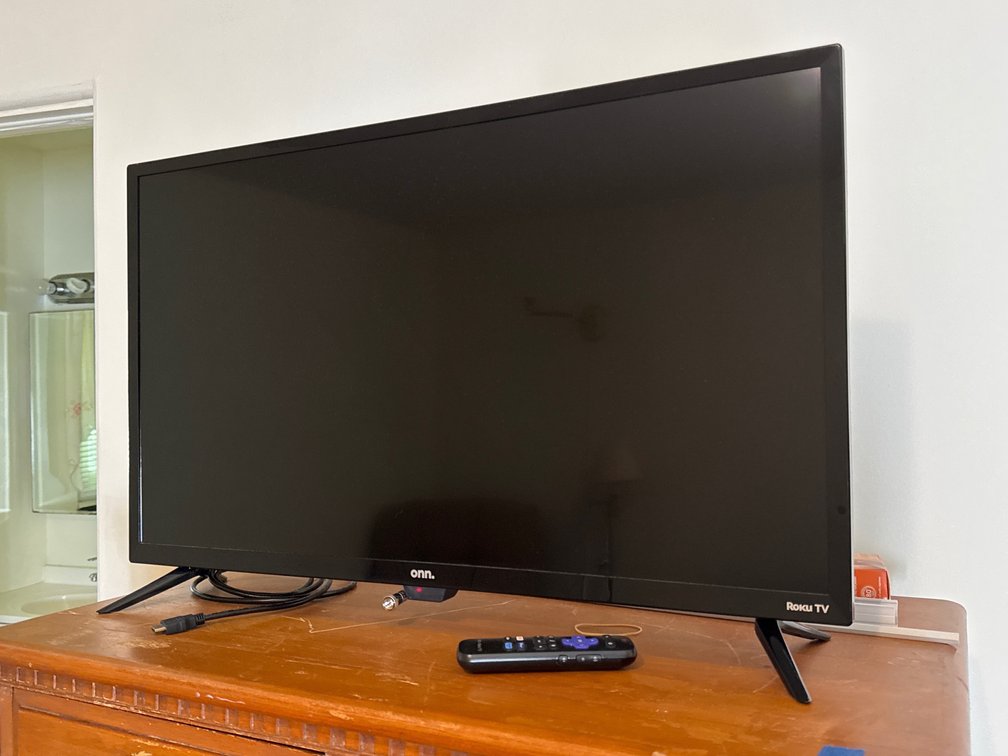 onn. Roku TV Flat Screen Television with Remote