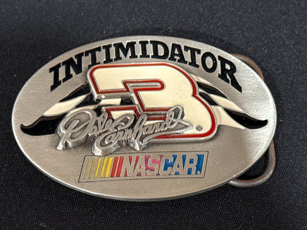 Dale Earnhardt NASCAR #3 Intimidator Pewter Belt Buckle
