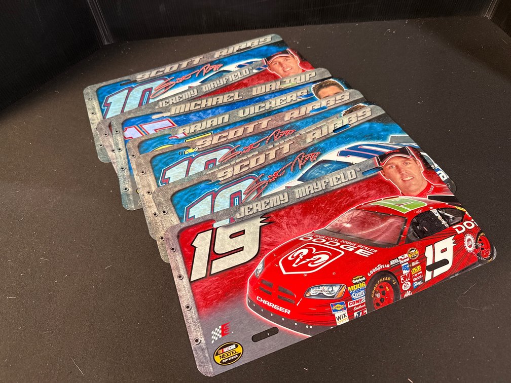 NASCAR Nextel Cup Series Metal Novelty License Plates