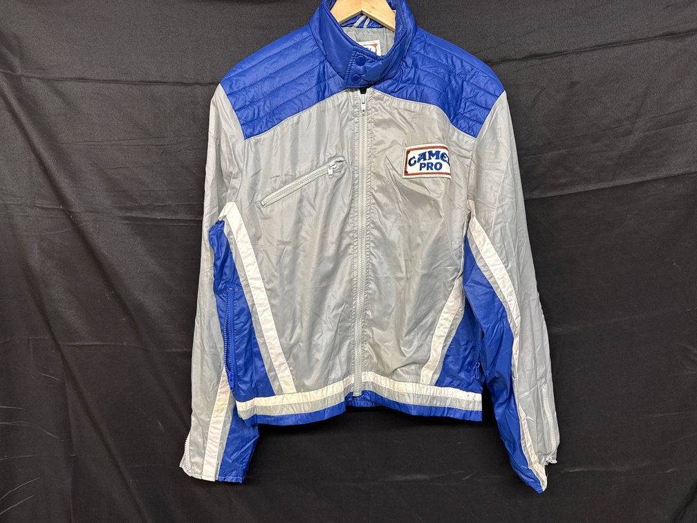 Vintage Camel Pro Zip-Up Racing Windbreaker Jacket, Size L