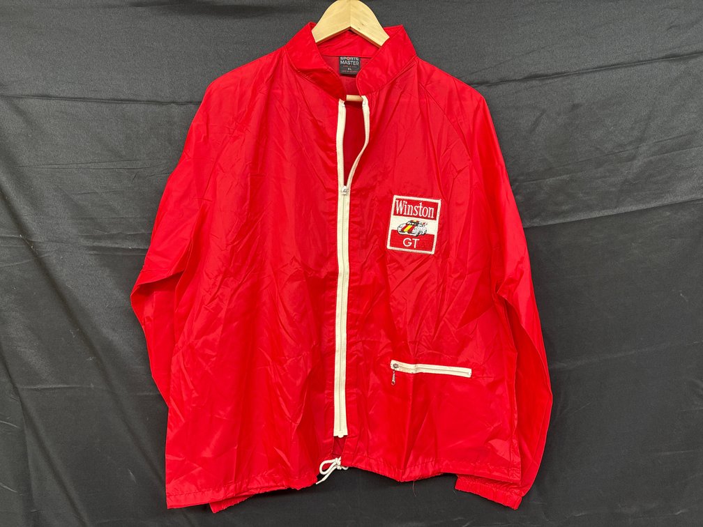 Vintage Winston GT Windbreaker Jacket, Size XL