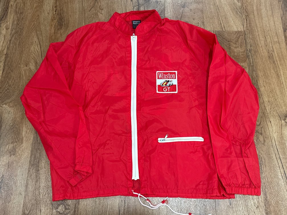 Vintage Winston GT Windbreaker Jacket, Size L