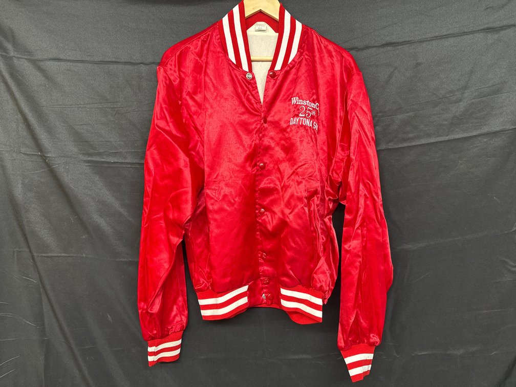 Winston Cup 25th Daytona 500 Satin Large Jacket, Size Large