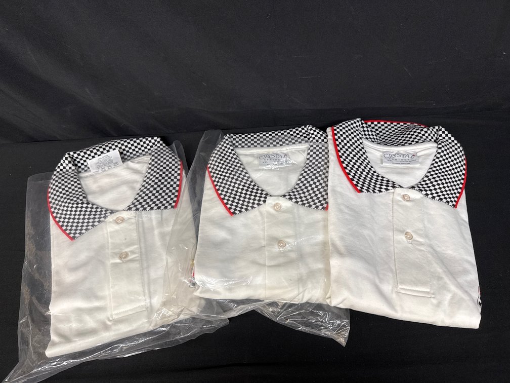 Three Apple Racing XXL Polo Shirts