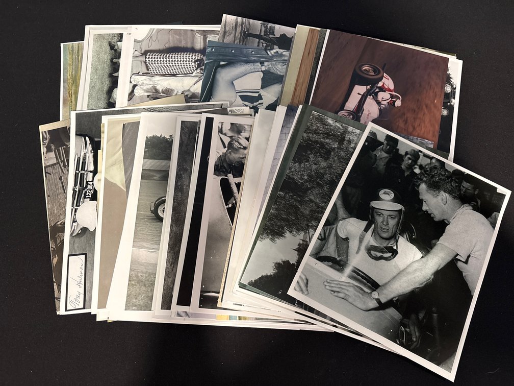 Vintage B&W Indy Sprint Car Photos