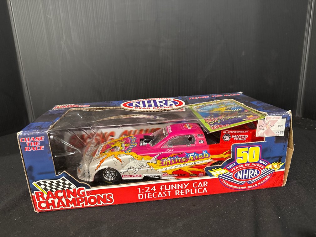 Racing Champions NHRA Nitro Fish 1:24 Scale Funny Car