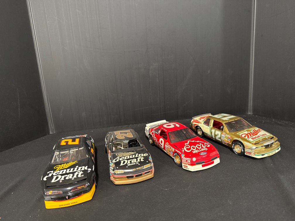 Four NASCAR Stock Car Racing Models