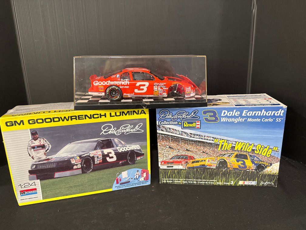 Dale Earnhardt NASCAR Model Kits and Stock Car Model