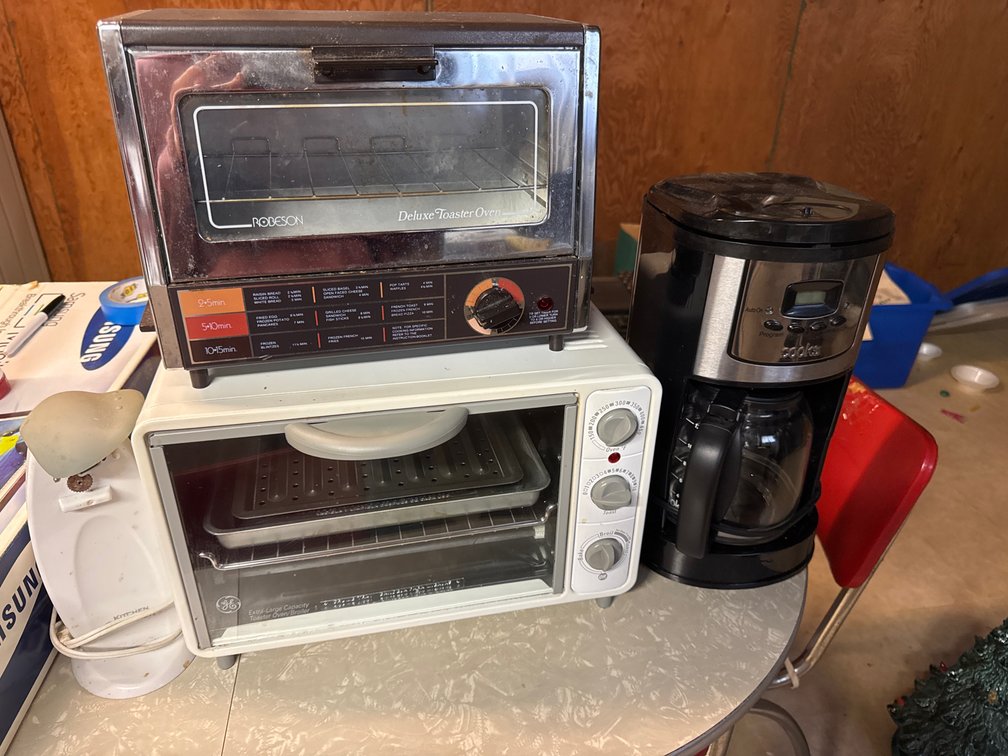 Toaster Ovens, Drip Coffee Maker, Can Opener