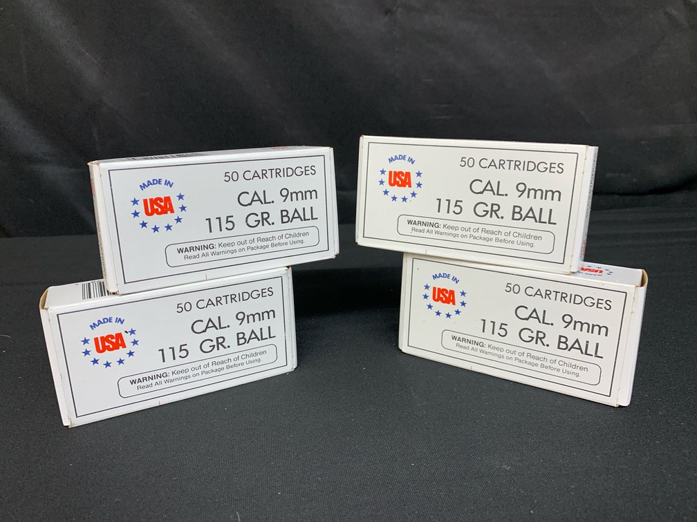 9mm 115 Gr. Ball Ammunition