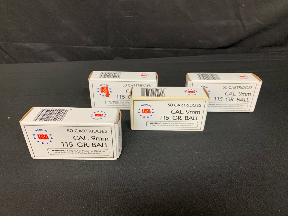 9mm 115 Gr. Ball Ammunition