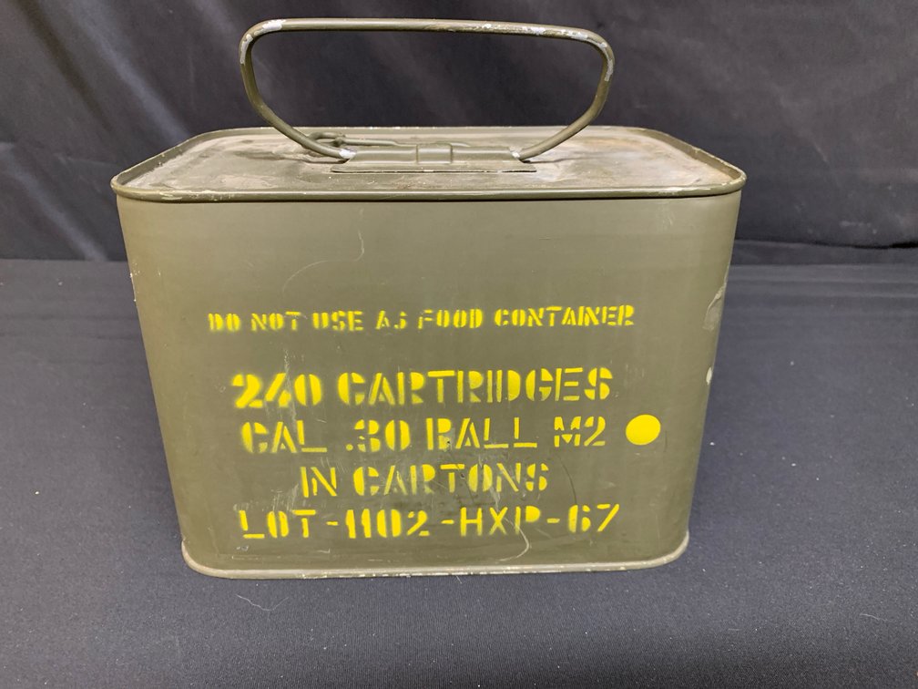 .30 Caliber Ammo. With Ammunition Can