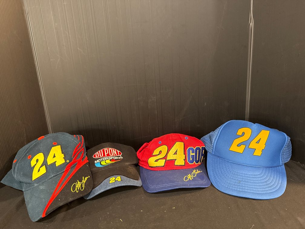 Jeff Gordon #24 NASCAR Baseball and Trucker Caps