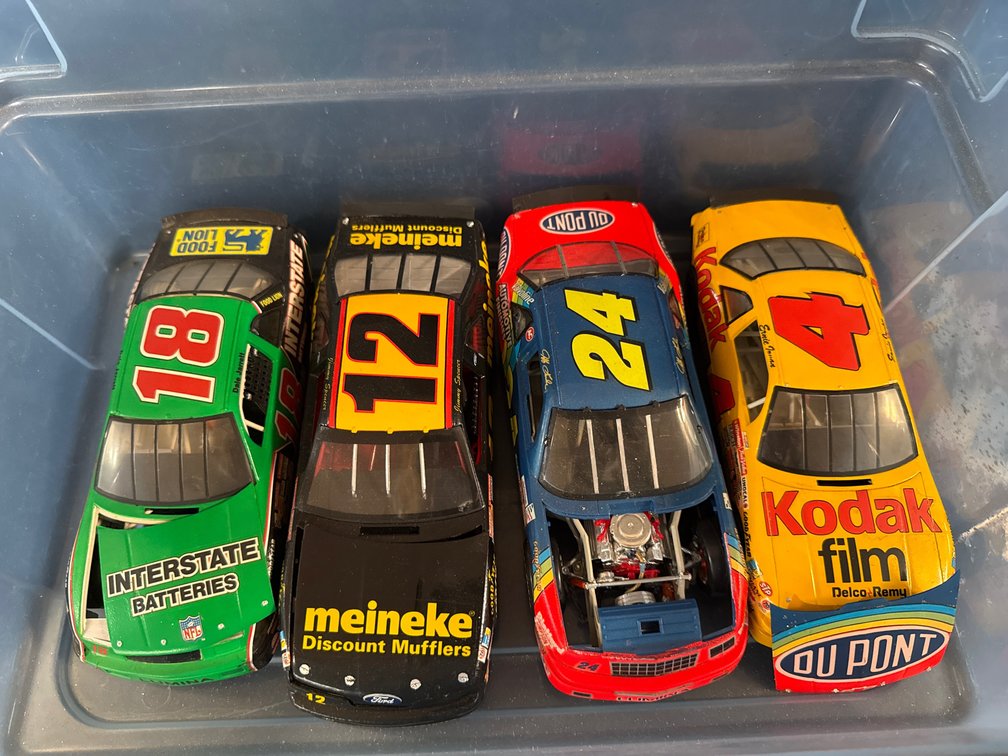 Four NASCAR Die-Cast Stock Cars