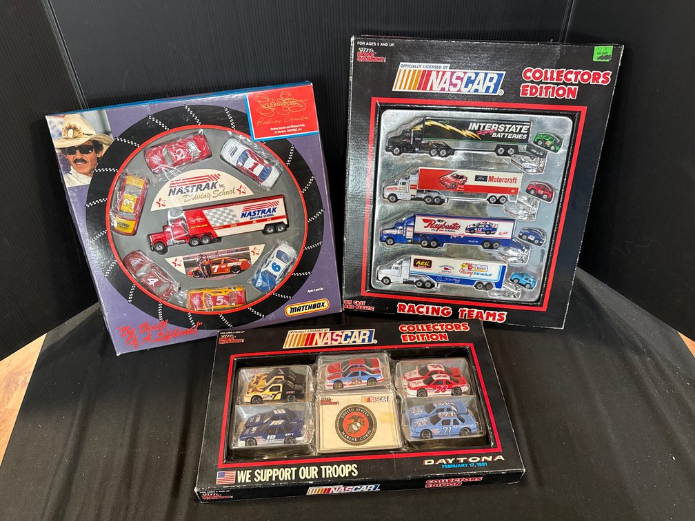 NASCAR Die-Cast Stock Car and Transporter Sets