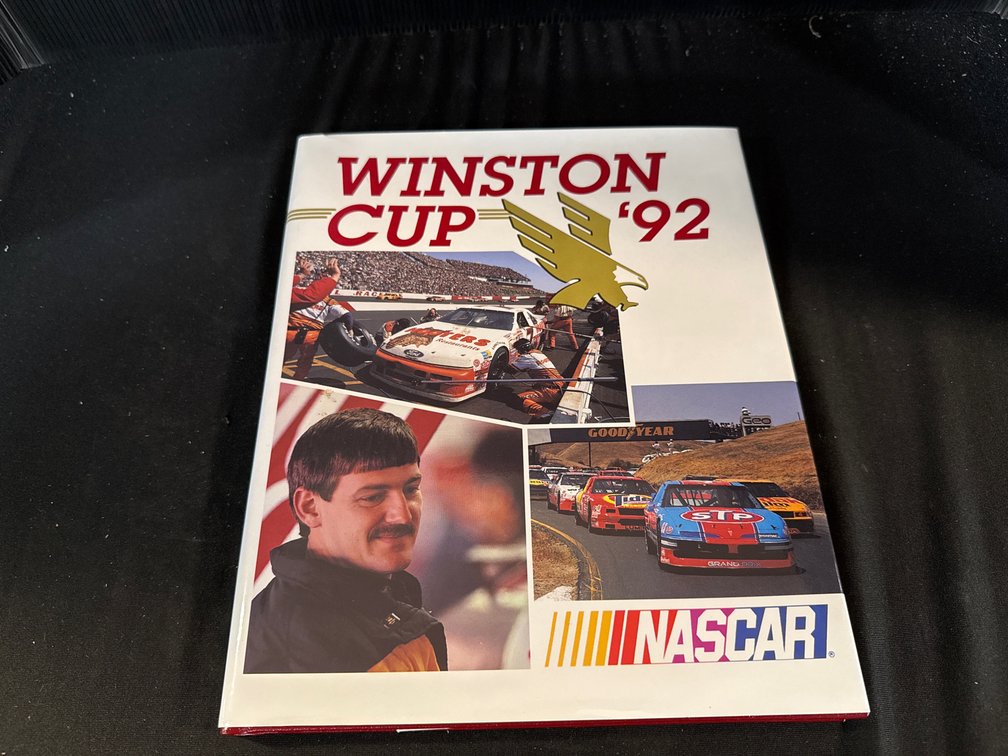 NASCAR Winston Cup '92 Hardcover Book