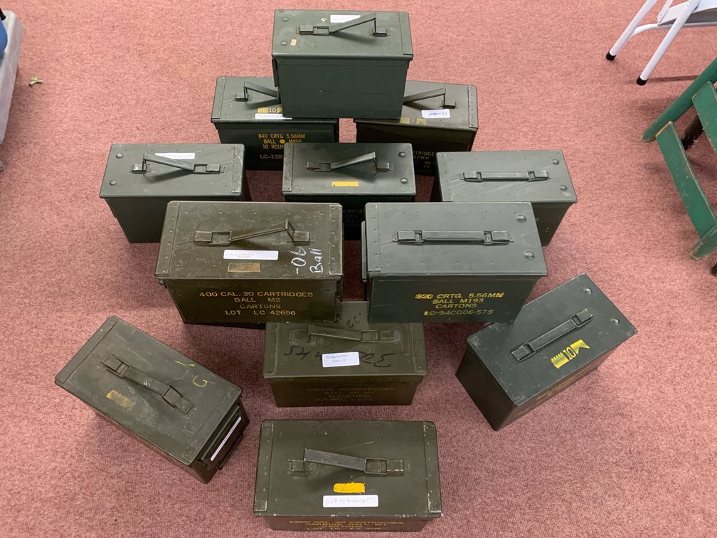 Metal Ammunition Cans