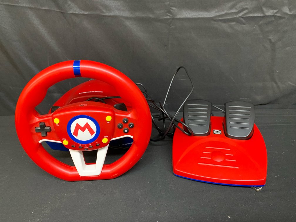 Mario Kart Racing Wheel and Pedal Set