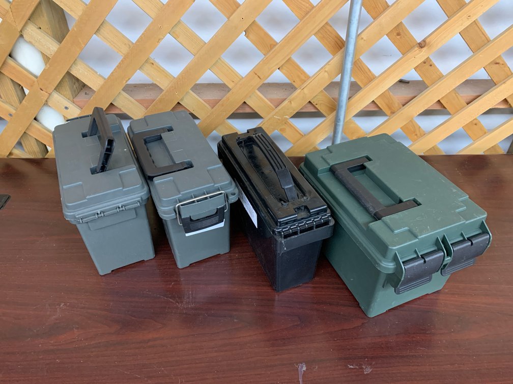 Molded Plastic Ammo and Utility Storage Boxes