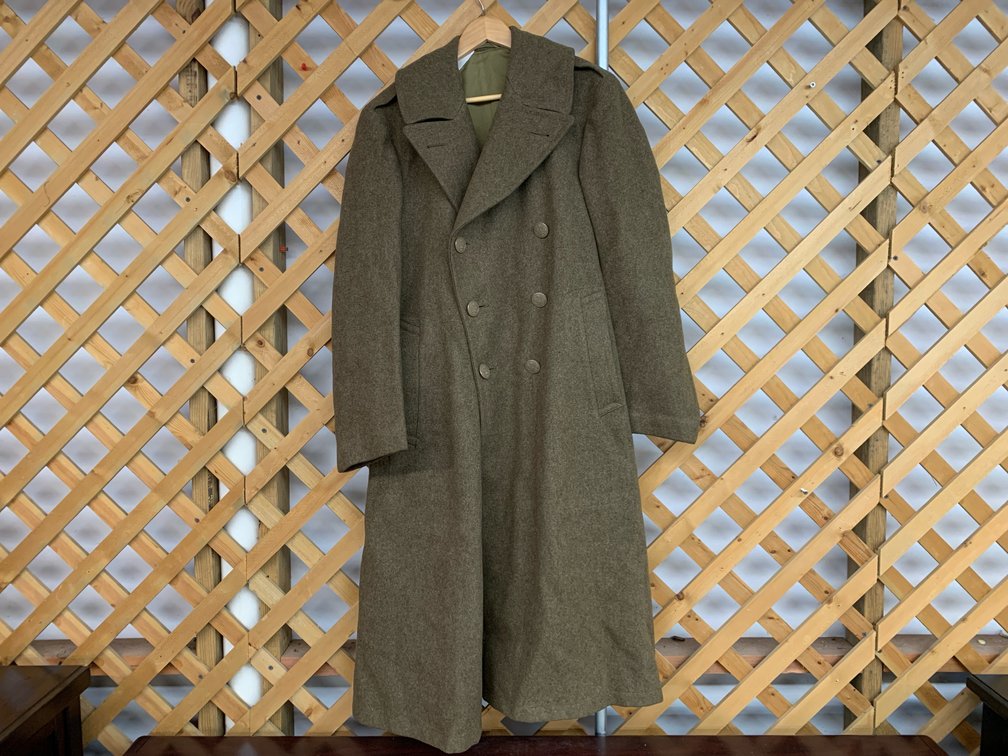 Olive Drab Wool WW2  Military Overcoat