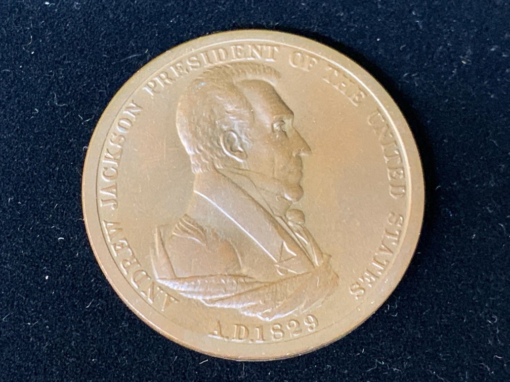 Andrew Jackson Peace and Friendship Bronze Medal