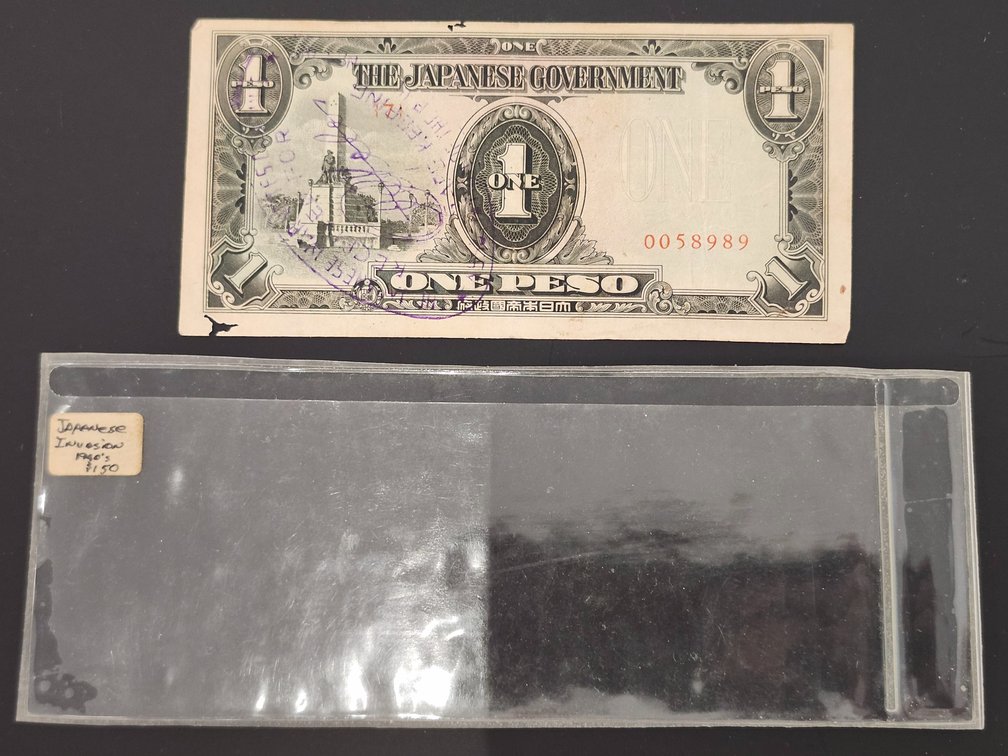 Japanese Government One Peso Banknote