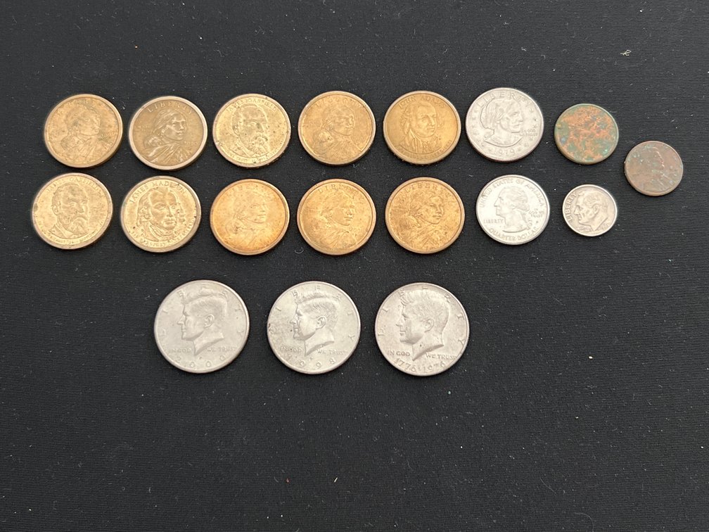 US Dollar Coins, Kennedy Half Dollars & More