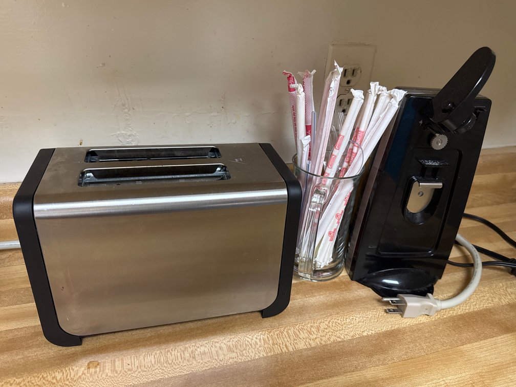 Two-Slice Toaster, Electric Can Opener