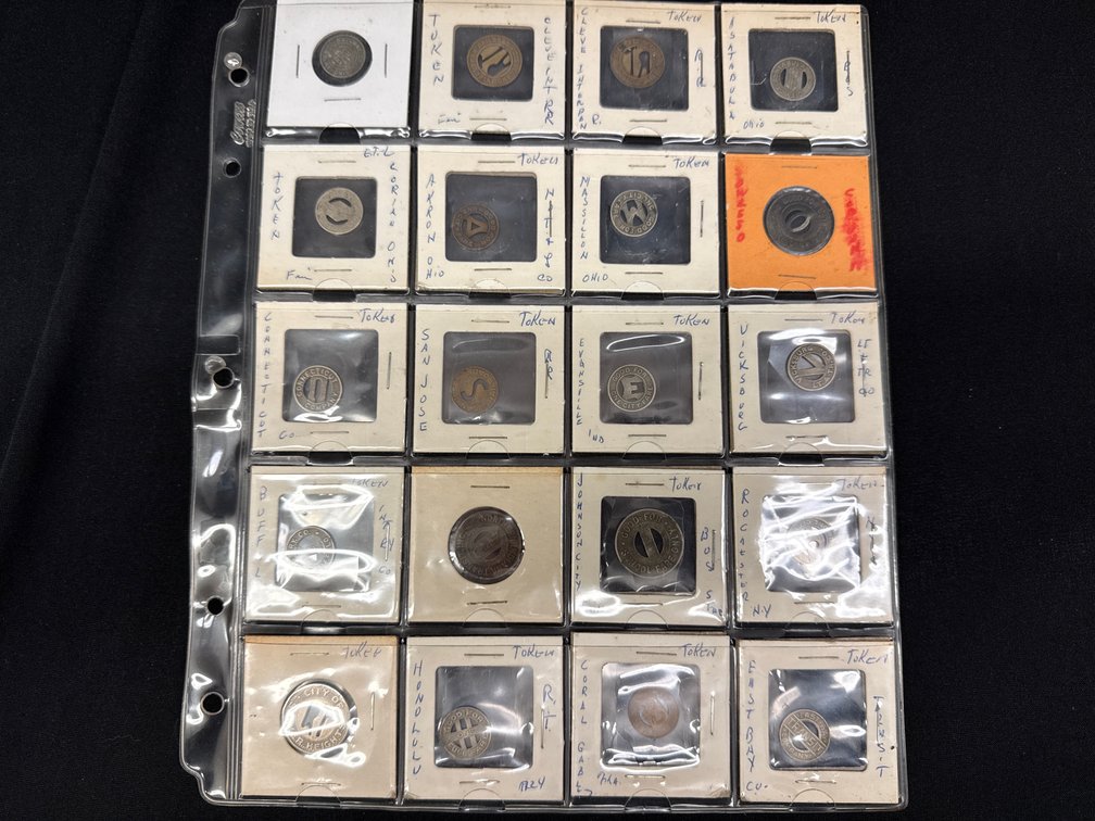 Metal Transit Tokens