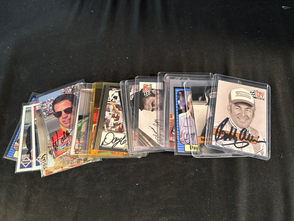 Legends Of NASCAR Signed Trading Cards
