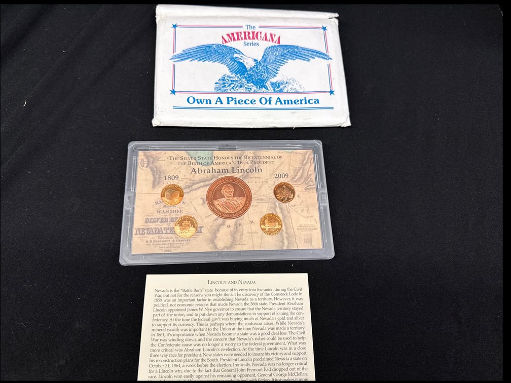 The AMERICANA Series Abraham Lincoln Bicentennial Coin Set