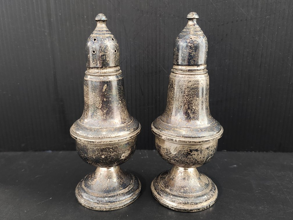 Empire Sterling Weighted Salt and Pepper Shakers