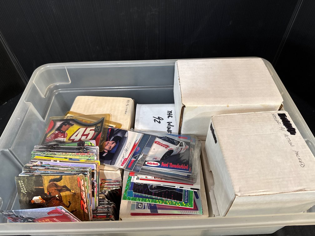 Various NASCAR Trading Cards