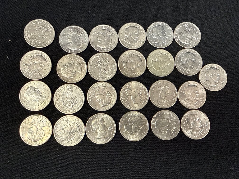 Susan B. Anthony Clad One Dollar Coins