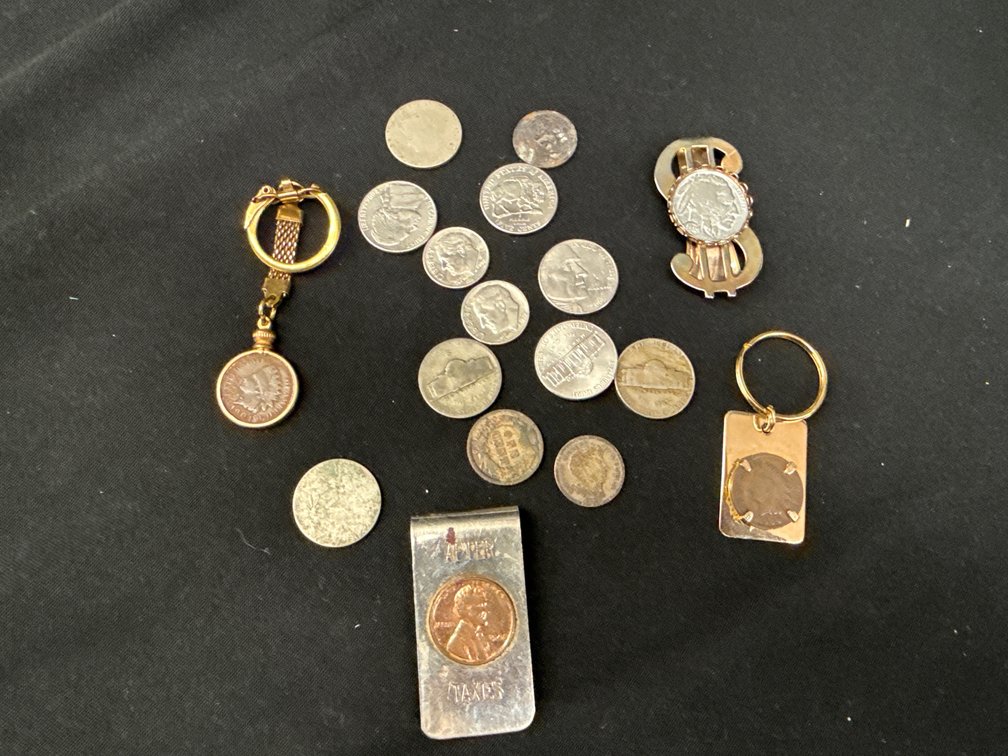 United States Coins, Coin Keychains, and Money Clips
