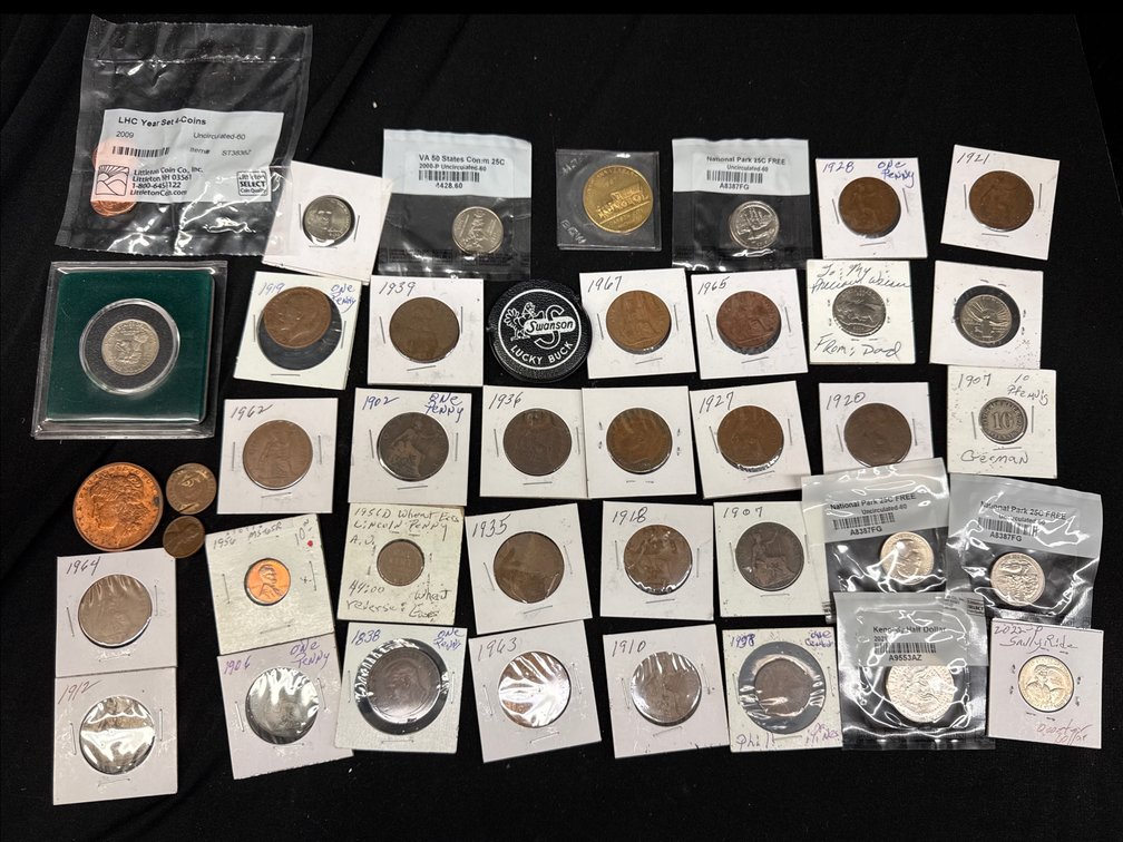 United States and World Coins, Medals, and Tokens