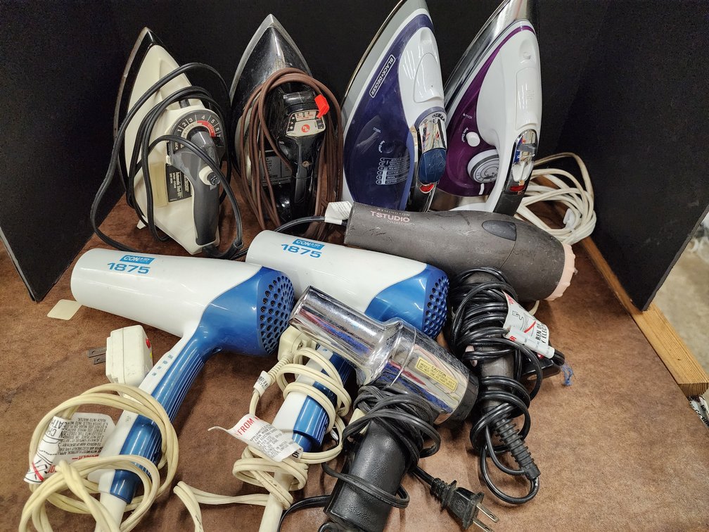 Irons/Hair Dryers