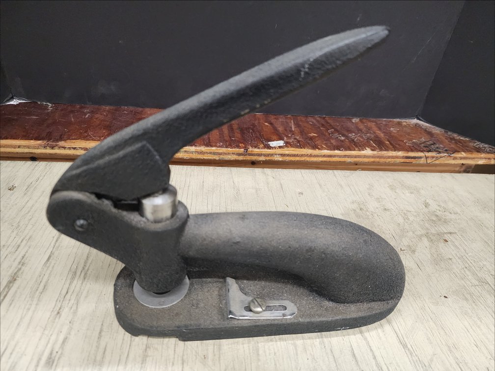 Cast Iron Hole Punch